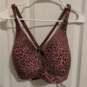 Seafolly Leopard Print Women's Bra‎ Swim Top
